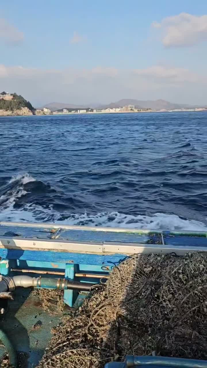 강원 고성 양식장 전경